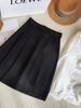 2026 Spring Korean A-Line Pleated Midi Skirt – High-Waisted, Slimming Fit for Women