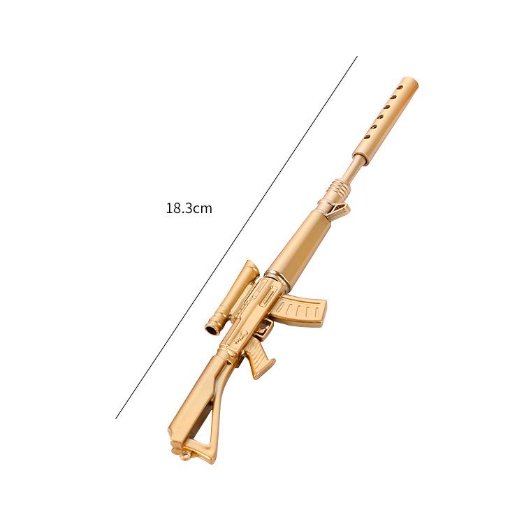 Creative Gun-Shaped Ballpoint Pen – Cute, Water-Based Signature Pen for Students & Gifts