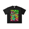 260 GSM Double Yarn 32 Count 100% Cotton One Piece V69 Brook Print Unisex Heavy Cotton T Shirt