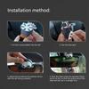 Swinging Dog Car Interior Rear View Reflectors Viewer Hanging Scent Diffuser Vehicle Decoration with Head Bobble Feature