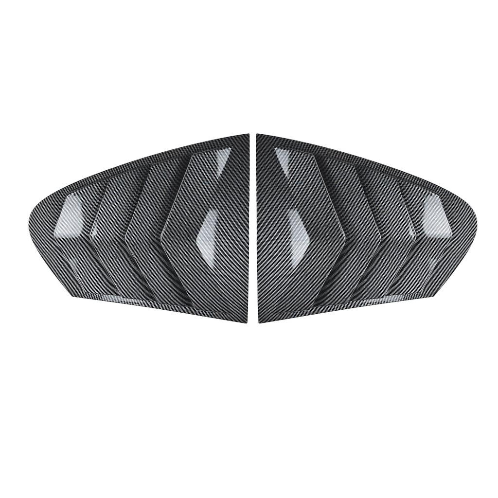 For BMW 5-Series F10 525i 530i 2011-2017 ABS Plastic Rear Window Quarter Louver Cover Side Vent Trim Car Adhesive Accessories