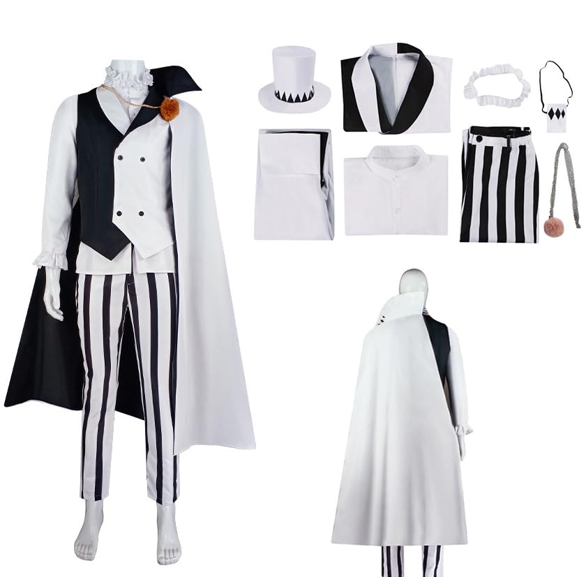 

Набор для косплея Gogol с Bunsho Cosplay Николай Гоголь Bungo Five Decay of Stage Detective Вооруженный детектив Хэллоуинский костюм [AwwwCos] 8-частная шляпа,