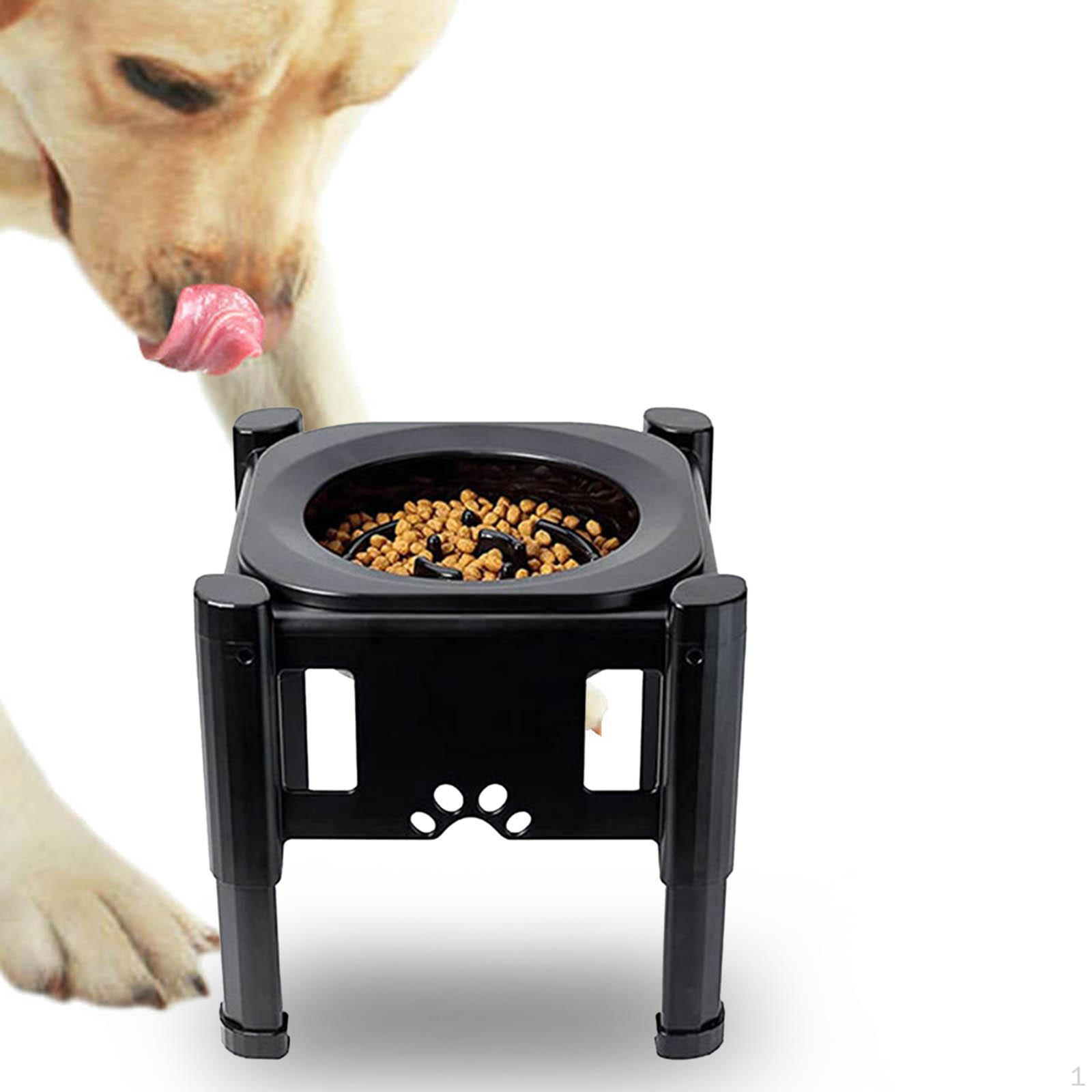

Pet Water Bowl Dust Removable Overflow Large Capacity Gulping Slow Feeder for Vehicle Carried Slow Feeder