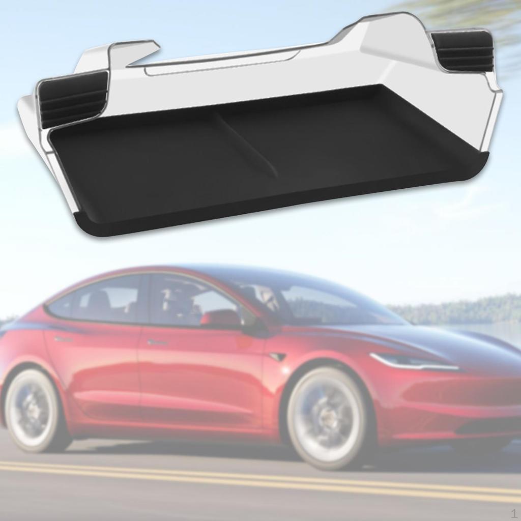 under Screen Storage Tray Accessories Versatile Simple Assembly Organizer with Silicone Pad