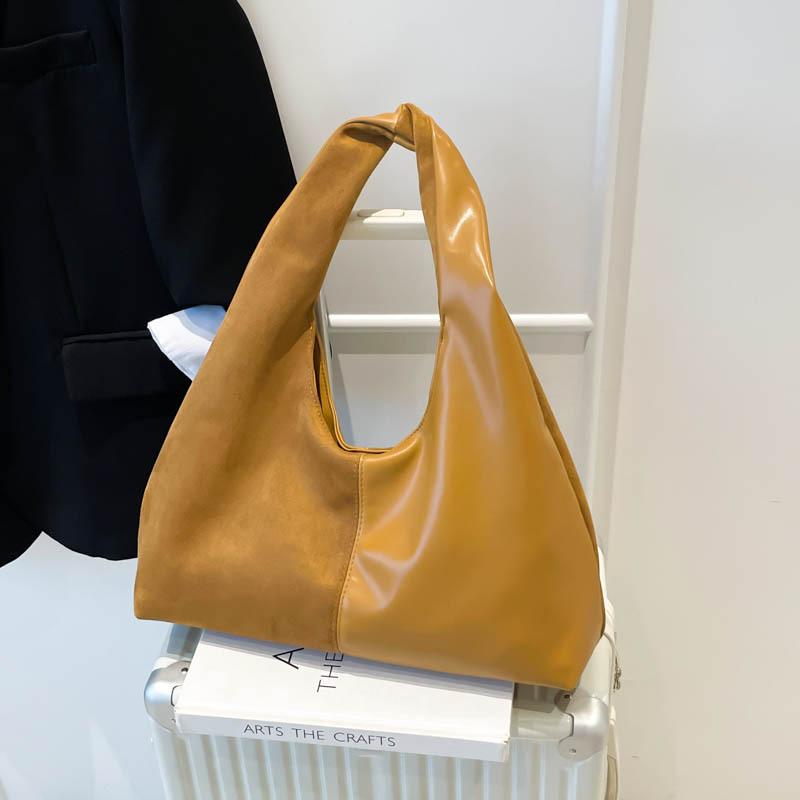 

Новая ретро-мода, ленивый стиль, женская сумка-тоут для работы, большая вместимость, повседневная на плечо, подмышку коричневый