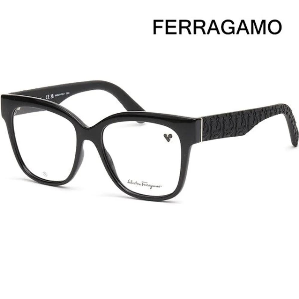 Eyeglass Frame SF2956E 001 Black Logo Pattern