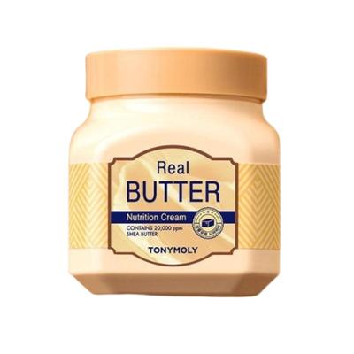 TONYMOLY Real Butter výživný krém 320 ml – Korejský hydratační krém na obličej a tělo pro suchou pleť – Hloubková hydratace s bambuckým máslem – K-Beauty péče o pleť