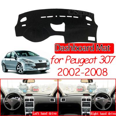 Anti-Slip Mat Dashboard Pad Sunshade Dashmat Protect Carpet Accessories 2003 2004 2005 SW for Peugeot 307 2002~2008 307sw 307cc