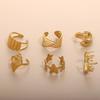 Kiss Hydraulic Stainless Steel 18K Gold Cute Titanium Cross-Border European & American Ring