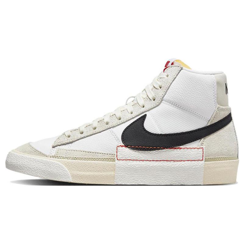 

Nike Blazer Mid 77 Pro Club White Black Light Bone Summit White Sneakers Skateboard Shoes DQ7673-100 41
