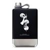 Silver Green Black White Whiskey Flask - Portable, Food Grade 304 Stainless Steel