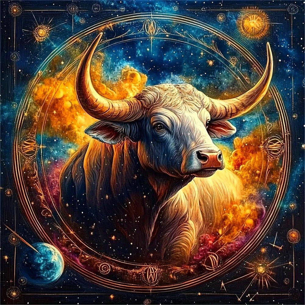 DIY Diamond Embroidery Constellation 5D Diamond Painting Leo Aries Full Round Drill Mosaic Set Decor For Home