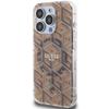 Guess Guhmp15Lhgcustgw Iphone 15 Pro 6.1 Brązowy/Brown Hardcase Iml Gcube Magsafe