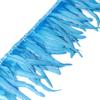2M Cock Tail Feather Cloth Edge Decoration 25-30Cm 10-12 Inch Chicken Feather Ribbon Wedding Party Decoration Dress