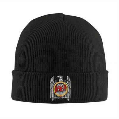 Slayer Band Eagle Knitted Hat Beanies Autumn Winter Hat Warm Color Heavy Metal Caps Men Women