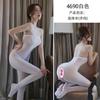 Sexy  Underwear Women's  Pantyhose onesie chest-wrapped tights flash transparent pantyhose