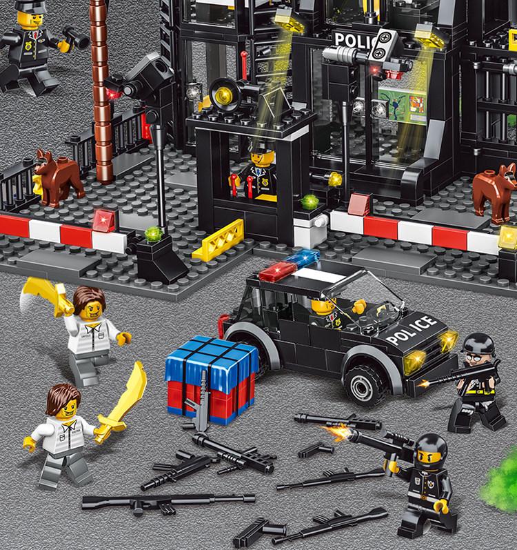 Police Station Building Blocks Toy - Educational Gift for Boys & Girls Ages 6-12 (2026)