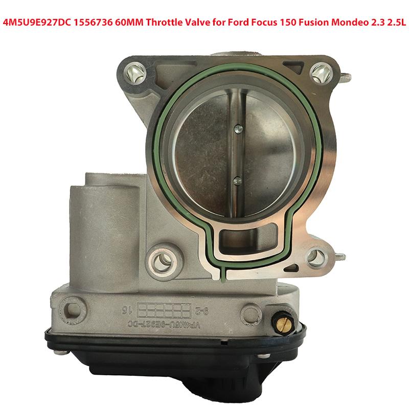 60mm 1556736 New Electric Throttle Valve for Ford Focus Fiesta ST 150 Fusion Mondeo 2.3 2.5L Body 4M5U9E927DC 4F9U9E928AC OE