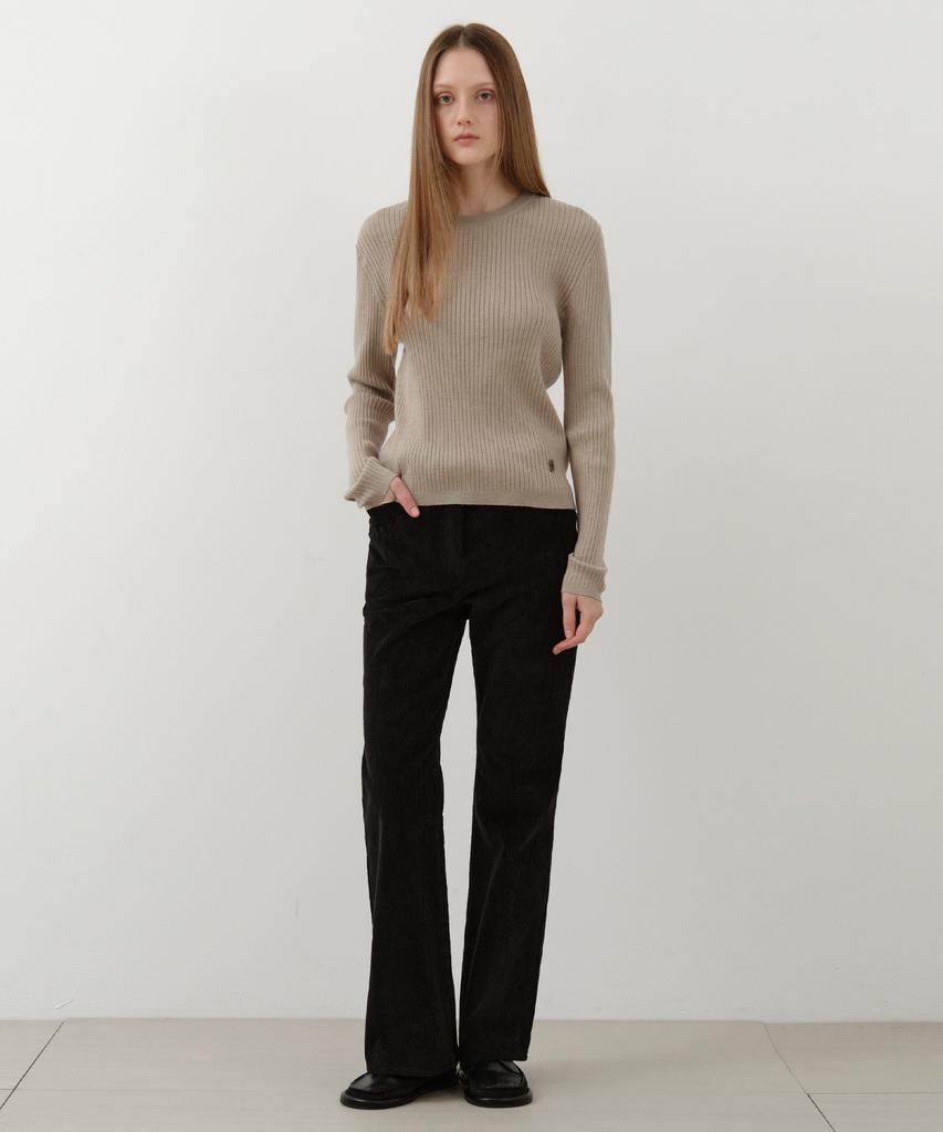 Wednesday Oasis For Woman Habit Corduroy Bootcut Pants_Black(W25-Pt38)