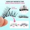 Magnetic Waterproof Reusable Thick Natural Eyelashes with Mirror