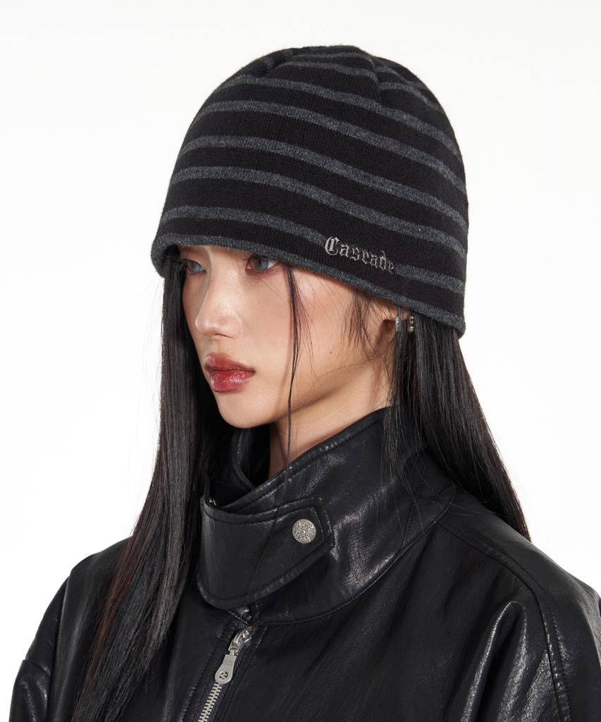 IDWS Cascade Maxi Beanie Black/Charcoal