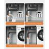 Washing Machine Floor Drain Pipe Tees Pipe Drainpipe Connector Floor Drain Adapter Sewer Elbow Pipe Tees Joint Connector