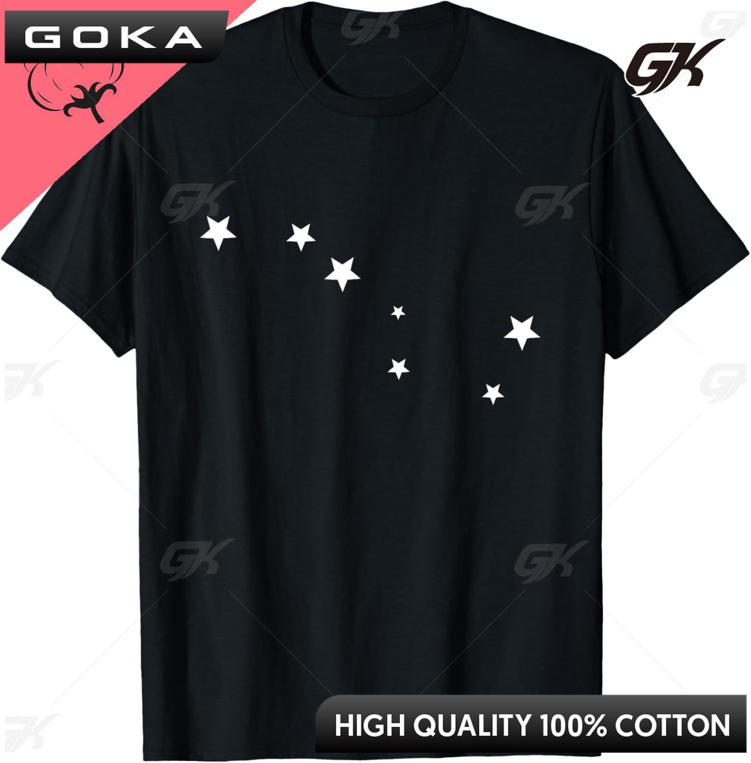 Созвездие Большая Медведица Звезды Астеризм Астрономия Ночное Небо Футболка Хлопок Мужские Футболки Унисекс Уличная Одежда Отлично Смотрится с Джинсами S