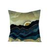 Home Landscape Polyester Pillowcase Home Digital Printing Sofa Cushion Waist Pillowcase