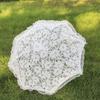 Elegant Lace Parasol for Wedding and Theme Party Dressingup Flower Pattern Craft Umbrella Props Photography Accessories