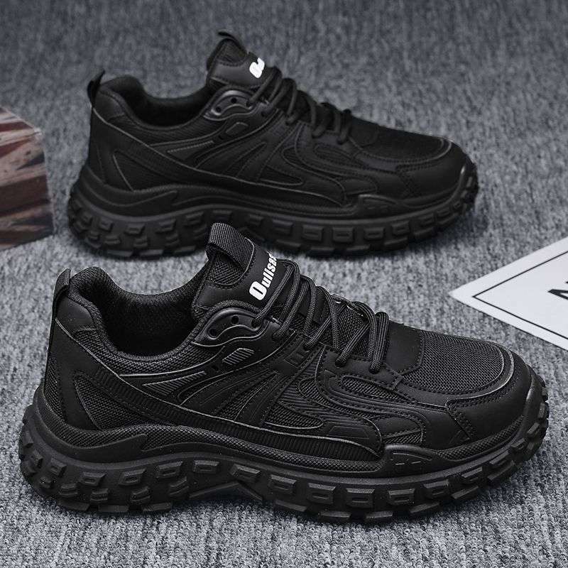 Summer men's shoes breathable sports and leisure shoes men's dad trendy shoes versatile work site labor insurance shoes men