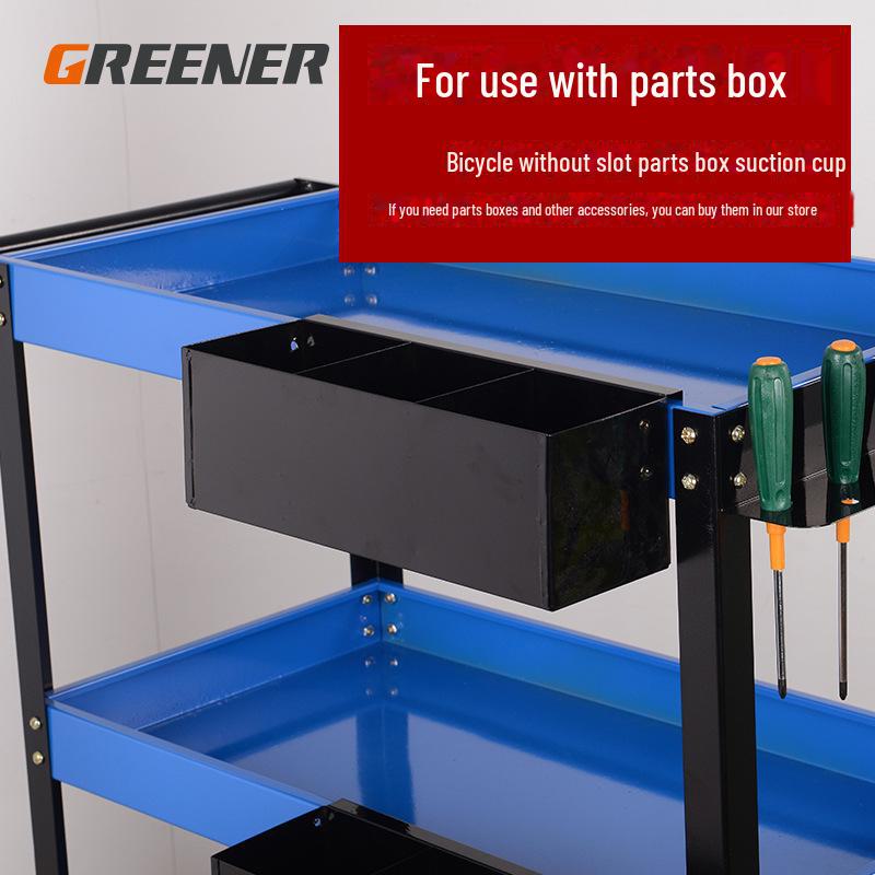 "Green Forest Car & Tool Cart Magnetic Suction Cup & Wrench Holder with Parts Box"