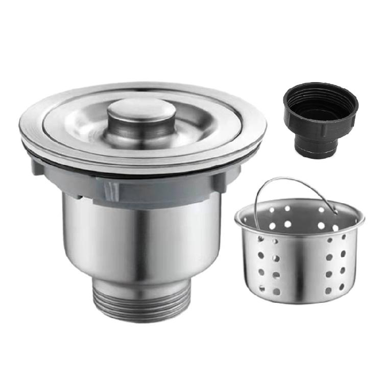 Сливная пробка для кухонной раковины из нержавеющей стали, корзина-фильтр, заглушка для раковины, универсальная 1