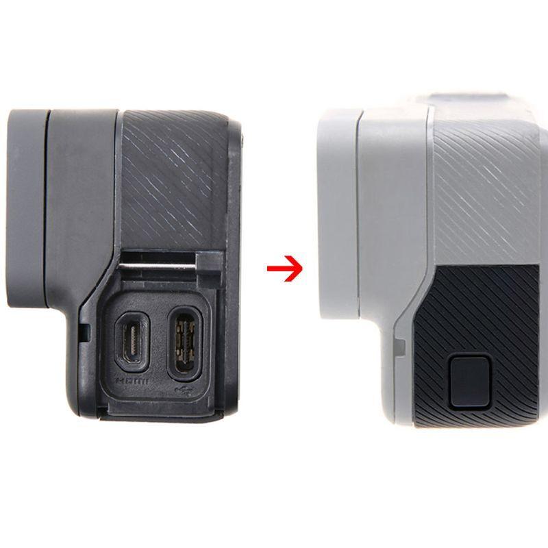 Side Door Cover USB-C Mini Port Side Protector Replacement for Gopro HERO5/6/7 Black UV Filter Lens Repair Parts E56B