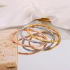 European & American Fashion Titanium Steel Bamboo Joint Women's Bracelet - Versatile, Non-fading, Simple Design