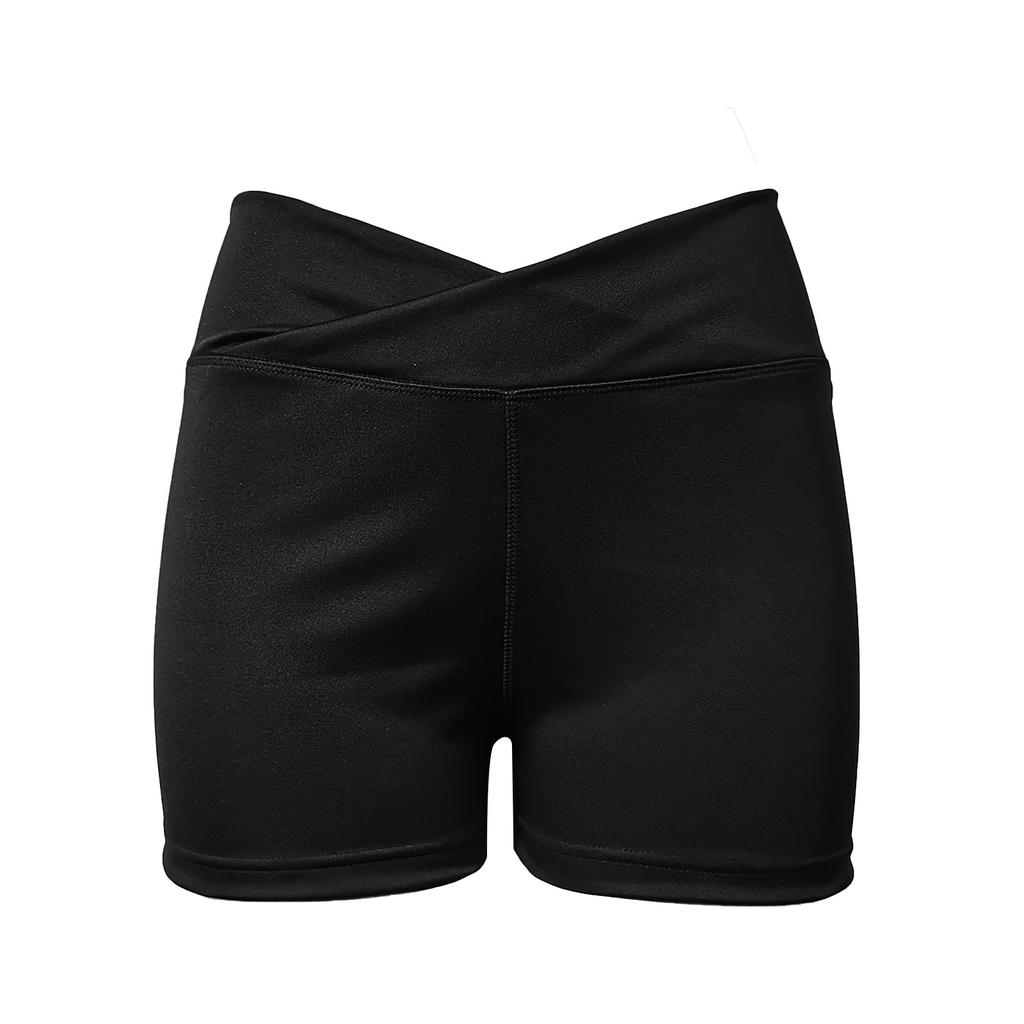 Women's High Waist Print Workout Yoga Shorts Hidden Pockets Athletic Shorts Legs