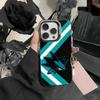 U-San Jose Sharks Phone Case For IPhone 16 17 15 14 12 13 Pro Max Black Color Shockproof Cover
