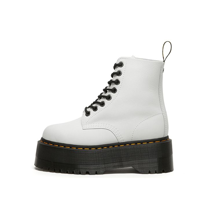 Dr. Martens 1460 Leather Platform Soft Leather Boots Women boots White 26925113