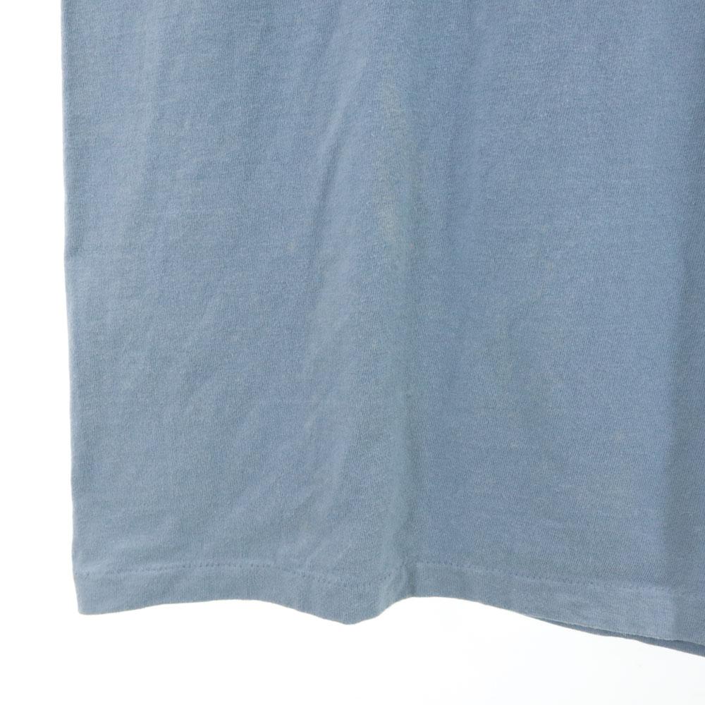 Hanes 90s Made in USA Old Print Short sleeve T-shirt XL Blue Men's Used