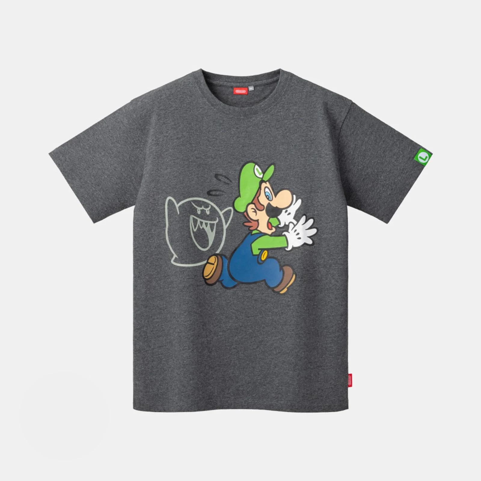 Nintendo TOKYO Exclusive Luigi T-Shirt Glow in the Dark Super Mario JP Official M