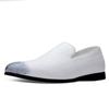 Luxury Men Shoes Braid Loafers Breathable Leather Casual Shoes Plus Size Driving Flats Moccasins Slip On Business Oxfords Shoes