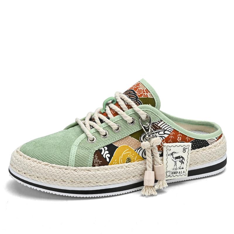 

Полуботинки мужские мюли без задника лоферы тапочки с открытой пяткой кеды летние плоские шлепанцы сандалии полудраги повседневная обувь 44