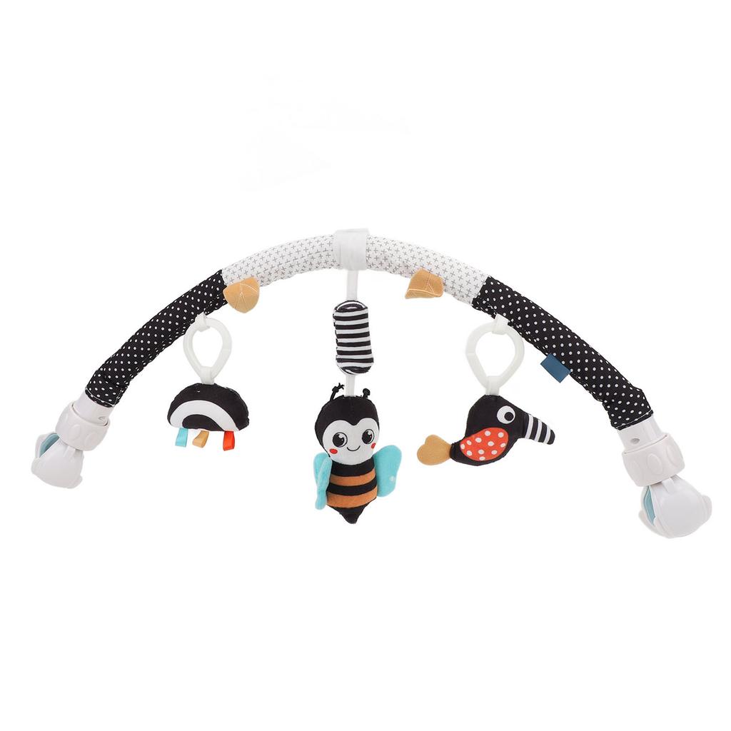 Clip On Arch Mobile Stimulating Baby Senses Developing Motor Skills Crib Bouncer Bassinet Toy for