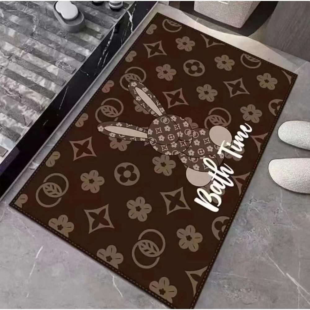 Soft Diatom Mud Bathroom Absorbent Mat Toilet Toilet Door Mat Household Non-slip Toilet Mat