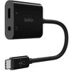 Belkin 3.5mm Audio + USB-C Charging Adapter 60W Fast Charging Compatible with iPhone 15 / iPad Pro / iPad Mini / iPad Air / Galaxy / Xperia / Pixel /