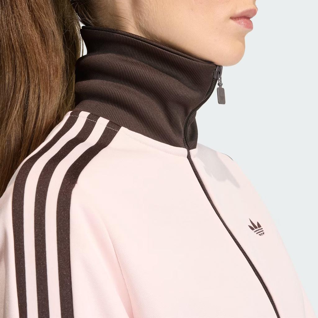 (WMNS) adidas Classic Track Jacket 'Sandy Pink Aurora Coffee' Women's KC6854