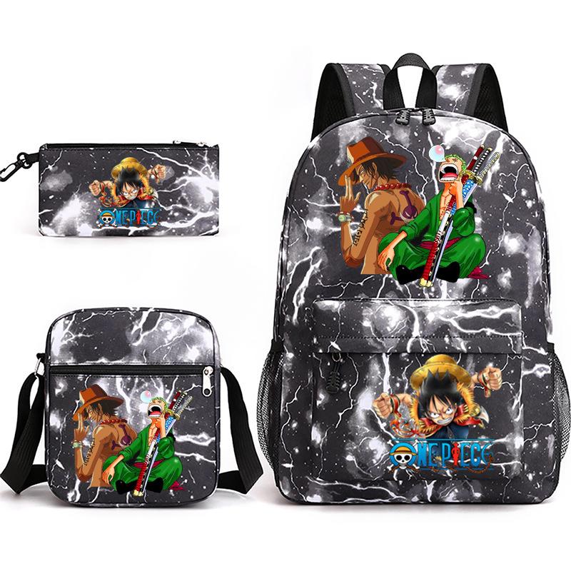 2022 Independent Station Starry Sky 3-piece set ONE PIECE backpack shoulder bag pencil case