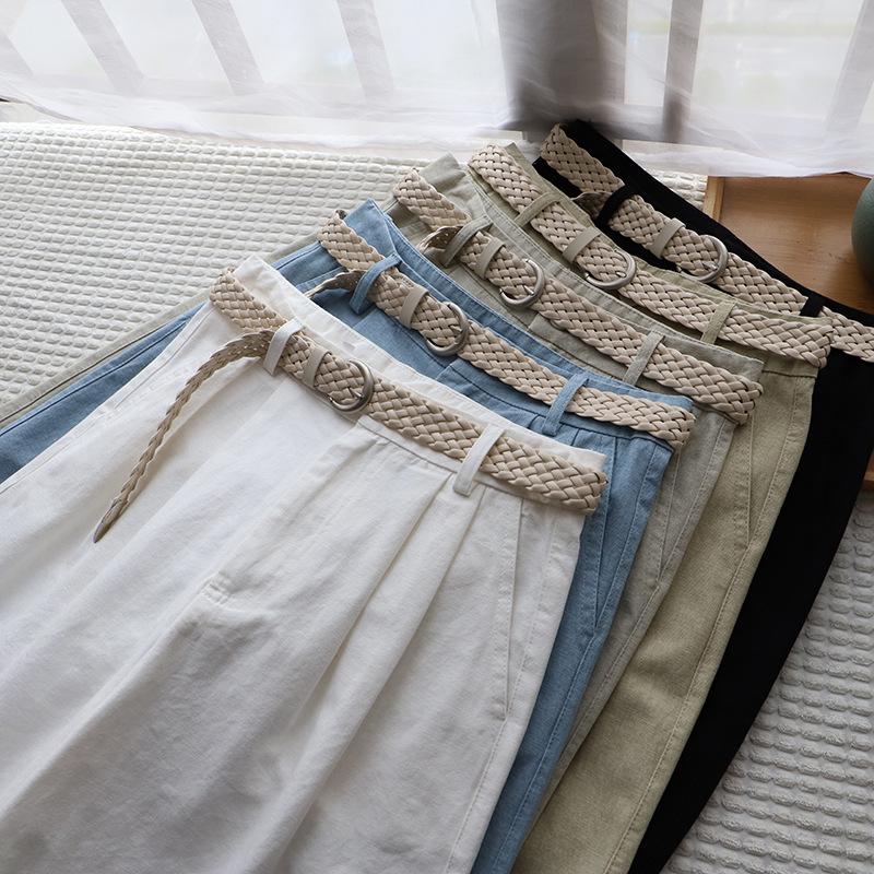 

2025 Summer Women s Korean High-Waist, Age-Reducing Casual Shorts M