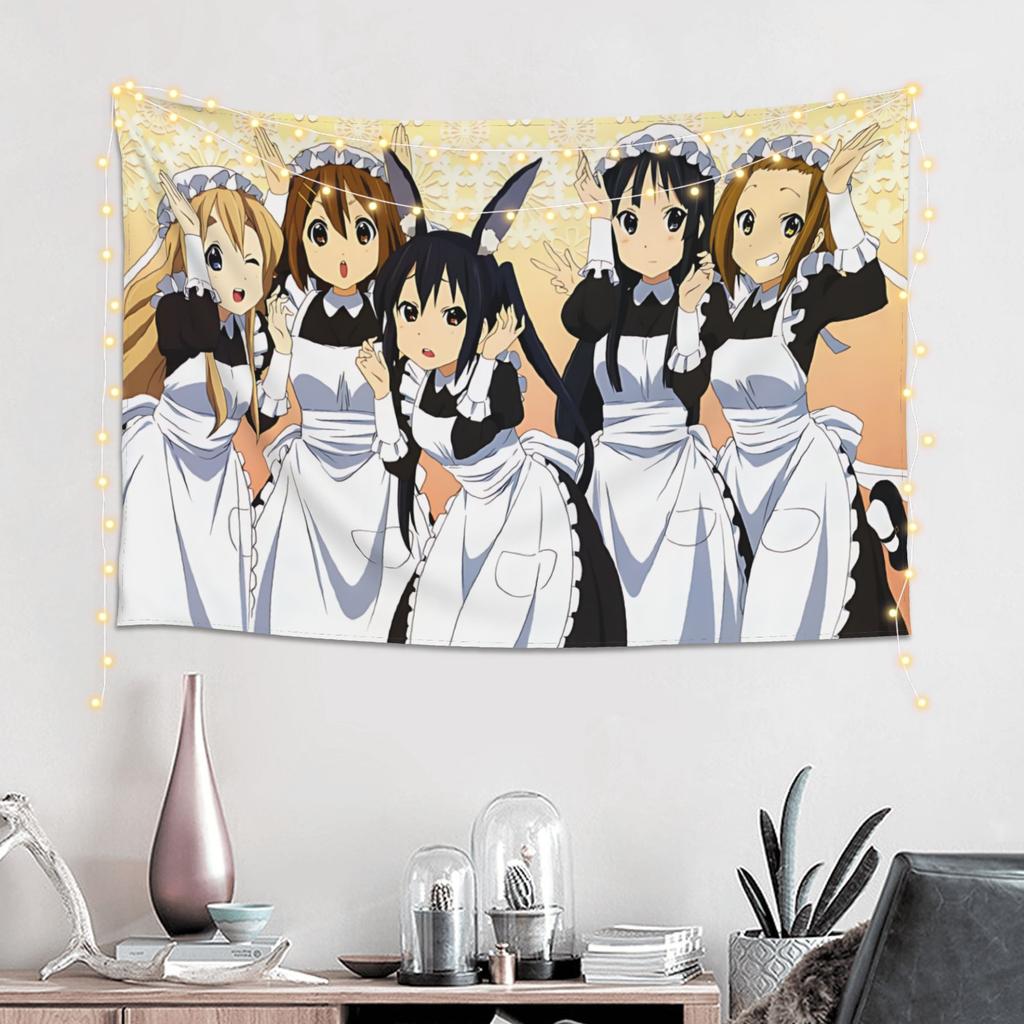 Colorful Anime Girl Tapestry Wall Hanging Blanket Tapestry Home Decor Items Wall Decorations