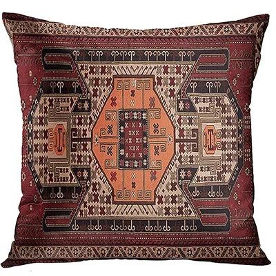 Vintage Persian Square Floral Pattern Cushion Cover Decorative Pillowcase Home Decor 40x40cm