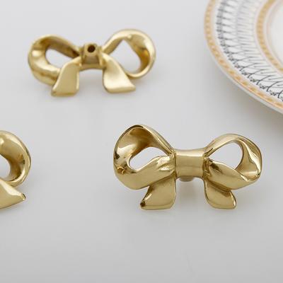 European Style French, Bow Handle, Wardrobe Cabinet Door, Drawer, Dressing Table, Brass Handle, Home Door Handle